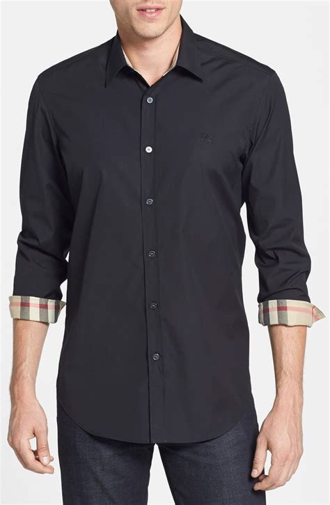 burberry brit poplin sport shirt|Men’s Designer Shirts .